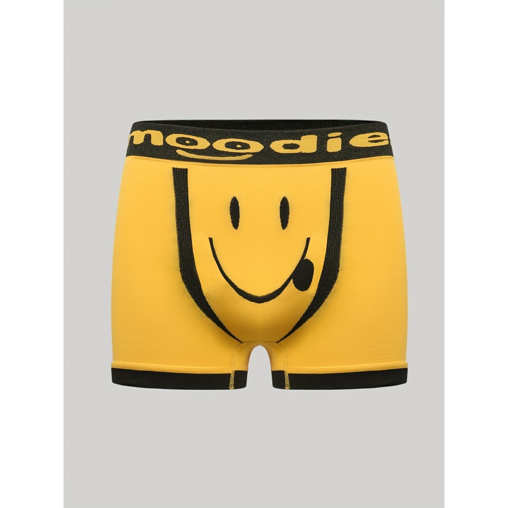 1pc/Set Men's Breathable Boxer Briefs - Soft And Comfortable Underwear For Emotional Support 1pc/Set Men's Breathable Boxer Briefs - Soft And Comfortable Underwear For Emotional Support